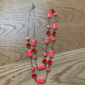 Kate Spade Statement Necklace Coral 28"